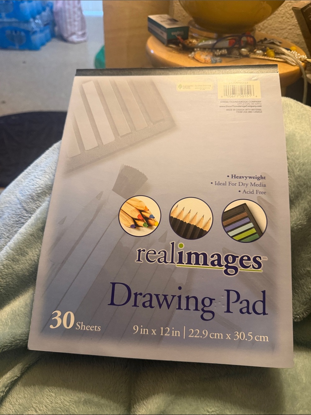 Blue Drawing Pad - 9 x 12 in, 30 Sheets